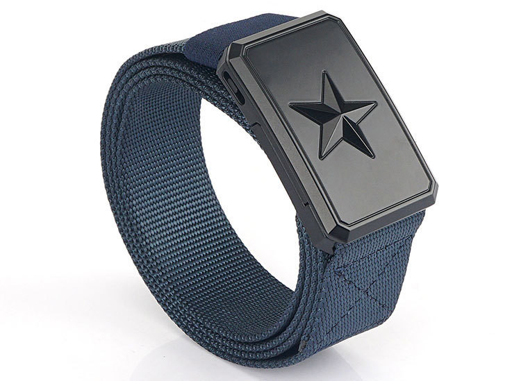 Férfi textil öv díszítéssel és rátéttel