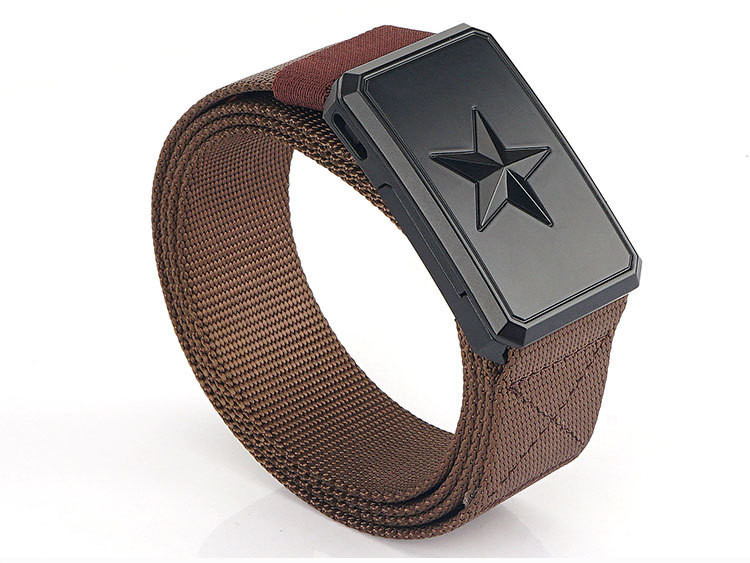 Férfi textil öv díszítéssel és rátéttel