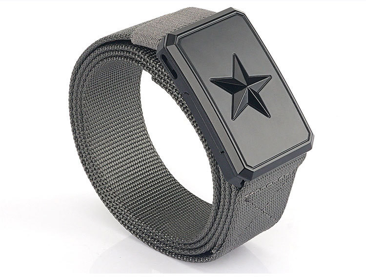 Férfi textil öv díszítéssel és rátéttel