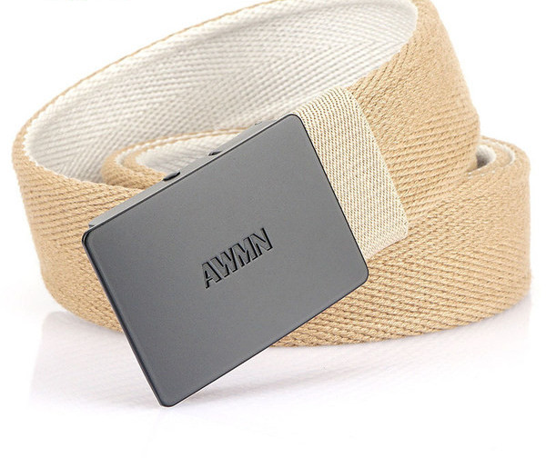 Textil öv fém csattal - többféle színben