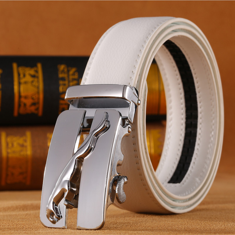 Férfi eco bőr öv fém csattal - többféle modell