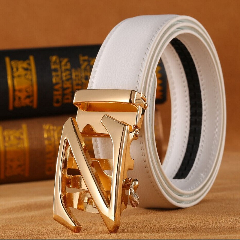 Férfi eco bőr öv fém csattal - többféle modell