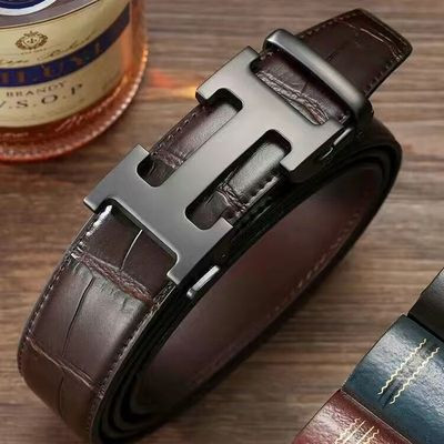 Stilingas įvairių spalvų vyriškas odinis diržas