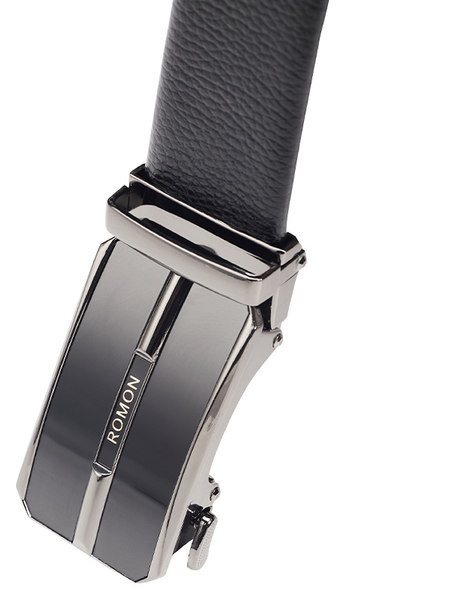 Férfi öv csattal - fekete színű