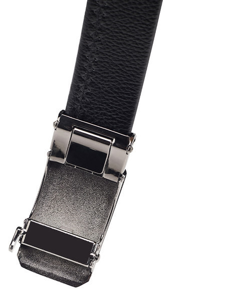 Férfi öv csattal - fekete színű