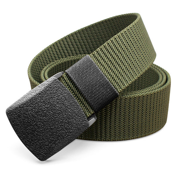 Curea textilă casual pentru bărbați cu cataramă metalică