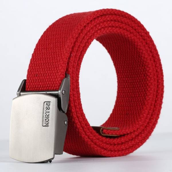 Új modell vászon öv fém csattal