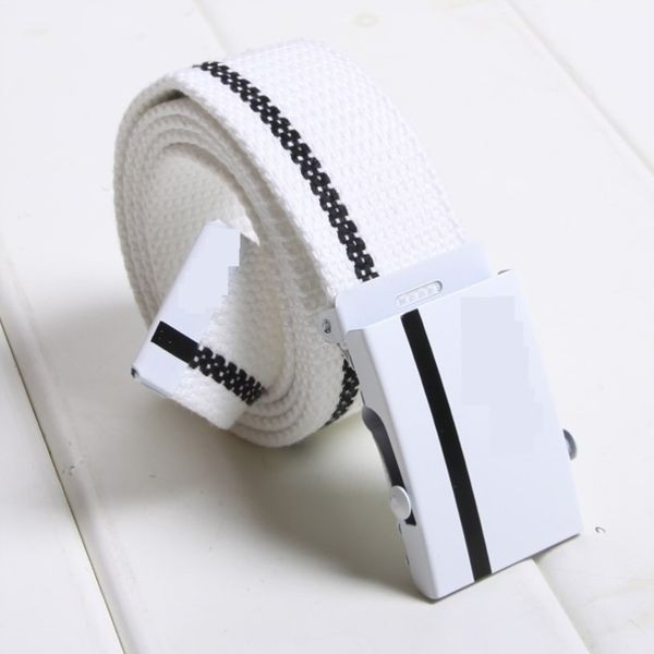 Aktuális férfi rugalmas öv szögletes csattal