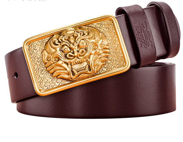 Férfi öv fém rögzítéssel