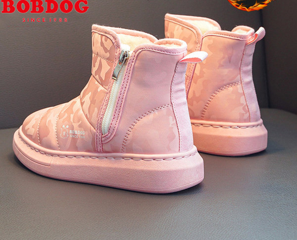 Ζεστές βαμβακερές μπότες με ζεστή φόδρα και φερμουάρ