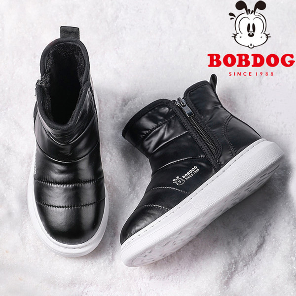 Ζεστές βαμβακερές μπότες με ζεστή φόδρα και φερμουάρ