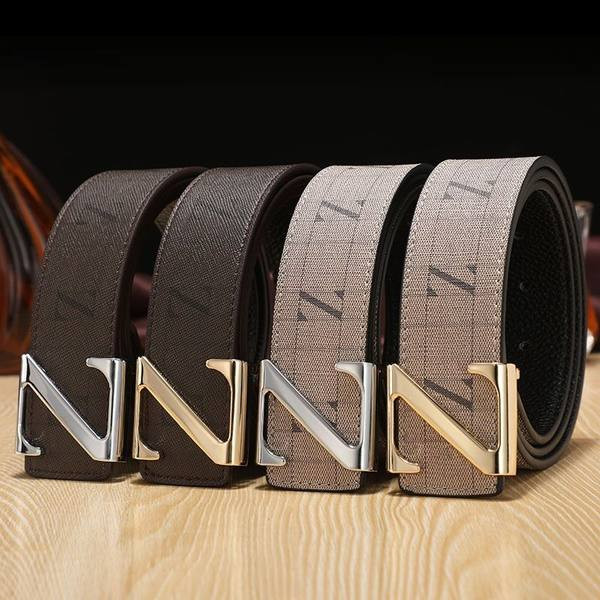 Ανδρική ζώνη με μεταλλική αγκράφα