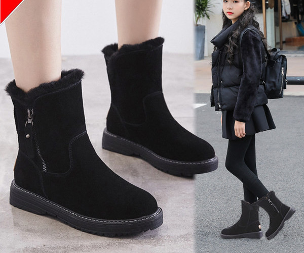 Μοντέρνα παιδικά μποτάκια από οικολογικό καστόρι με φερμουάρ