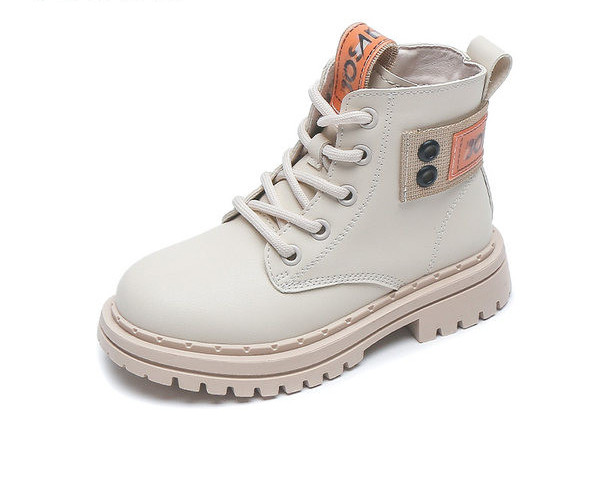 Παιδικά μποτάκια από έκο δέρμα με έμβλημα