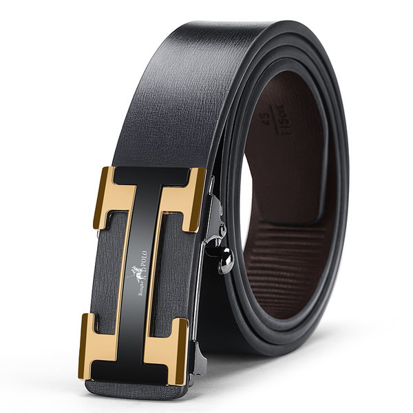 Ανδρική έκο δερμάτινη ζώνη με μεταλλική διακόσμηση