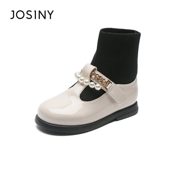 Νέο μοντέλο παιδικές μπότες με πέρλες κατάλληλες για κορίτσια