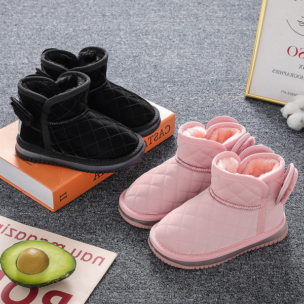 Modern gyerekcsizma meleg bársony béléssel és lapos talppal