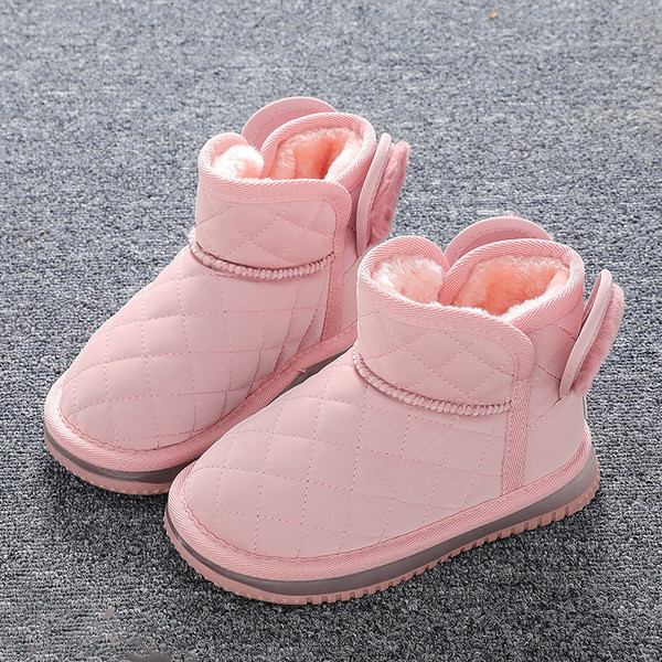 Modern gyerekcsizma meleg bársony béléssel és lapos talppal