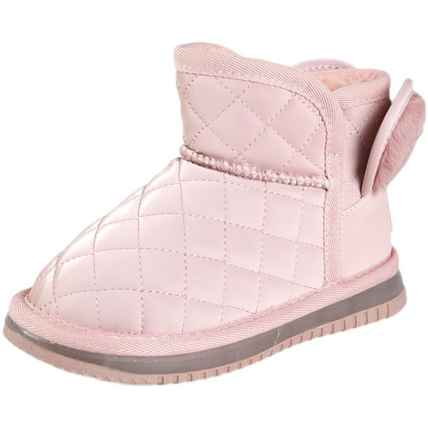 Modern gyerekcsizma meleg bársony béléssel és lapos talppal