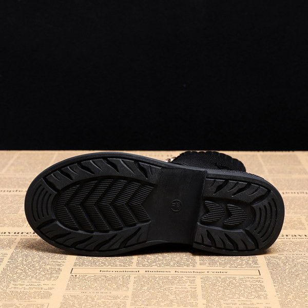 Παιδικά κομψά μποτάκια χωρίς κούμπωμα με επίπεδη σόλα