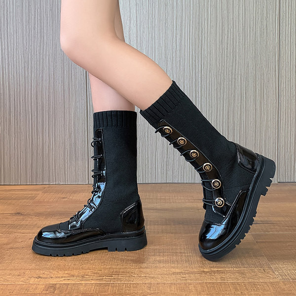 Παιδικά μποτάκια με κορδόνια - για κορίτσια