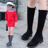 Μοντέρνες παιδικές μπότες από eco suede για κορίτσια