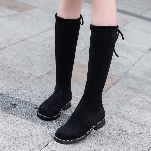 Μοντέρνες παιδικές μπότες από eco suede για κορίτσια