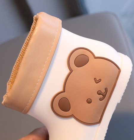 Παιδικά χειμωνιάτικα μποτάκια με απλικέ και ζεστή φόδρα