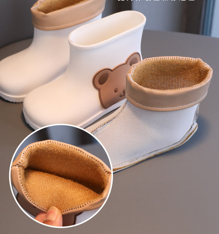 Παιδικά χειμωνιάτικα μποτάκια με απλικέ και ζεστή φόδρα
