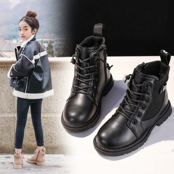 Παιδικές μπότες φθινοπώρου-χειμώνα από οικολογικό δέρμα και ύφασμα