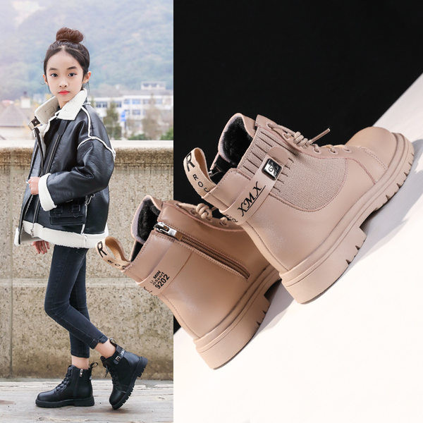 Παιδικές μπότες φθινοπώρου-χειμώνα από οικολογικό δέρμα και ύφασμα