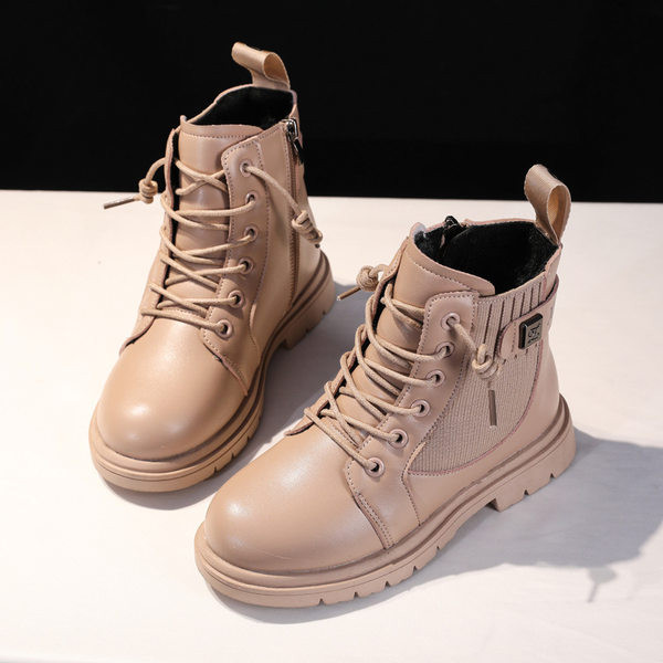 Παιδικές μπότες φθινοπώρου-χειμώνα από οικολογικό δέρμα και ύφασμα