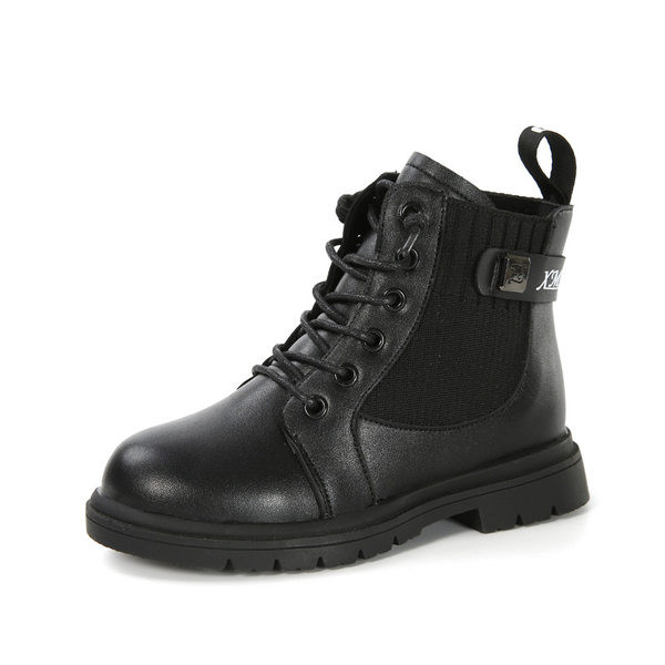 Παιδικές μπότες φθινοπώρου-χειμώνα από οικολογικό δέρμα και ύφασμα