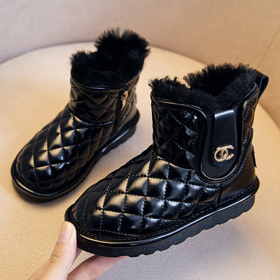 Παιδικά μποτάκια με ζεστή φόδρα και επίπεδη σόλα