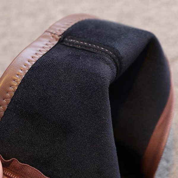 Παιδικά έκο δερμάτινα μποτάκια με φερμουάρ σε δύο χρώματα