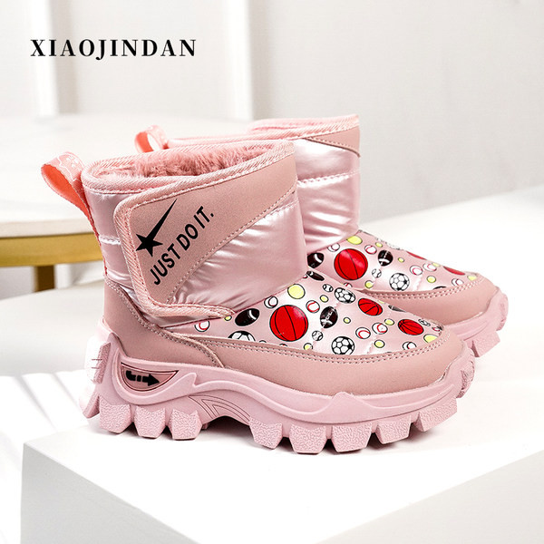 Παιδικά χειμωνιάτικα μποτάκια με χρωματιστό σχέδιο