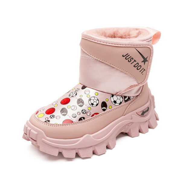 Παιδικά χειμωνιάτικα μποτάκια με χρωματιστό σχέδιο