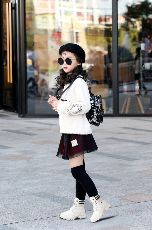 Παιδικά μοντέρνα μποτάκια για κορίτσια με απαλή φόδρα