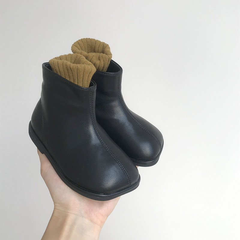 Muške čizme s patentnim zatvaračem sa strane u smeđoj i crnoj boji