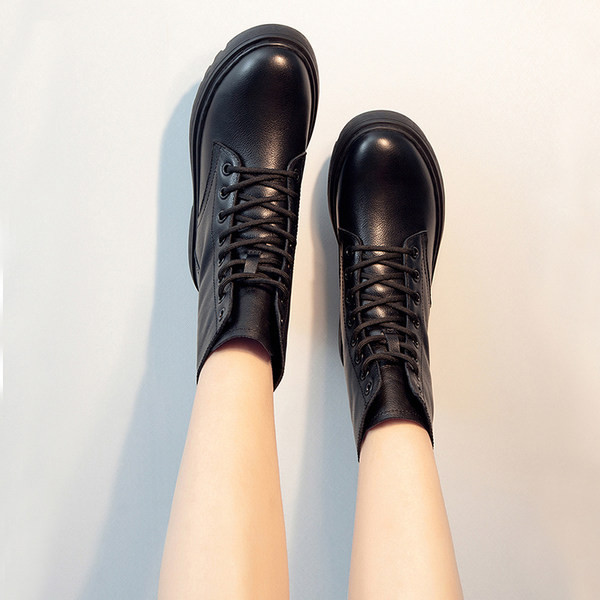 Model nou de cizme din imitatie de piele pentru copii cu captuseala calda