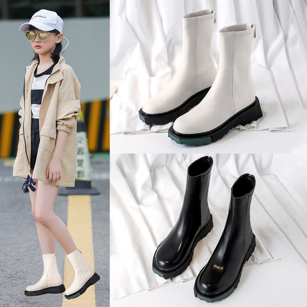 Παιδικά έκο δερμάτινα μποτάκια σε δύο χρώματα - για κορίτσια