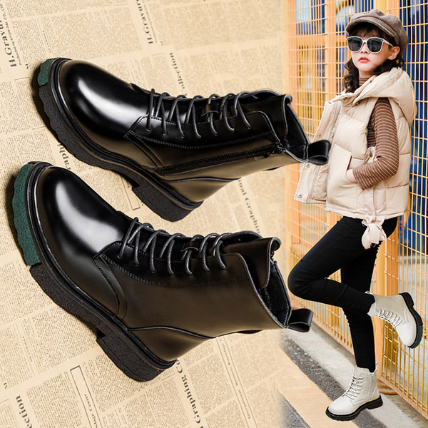 Παιδικά έκο δερμάτινα μποτάκια με ή χωρίς ζεστή φόδρα