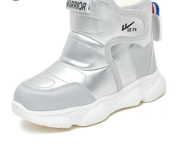 Παιδικά μποτάκια με ζεστή φόδρα σε δύο χρώματα