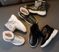 Μοντέρνα παιδικά μποτάκια για κορίτσια με ζεστή φόδρα