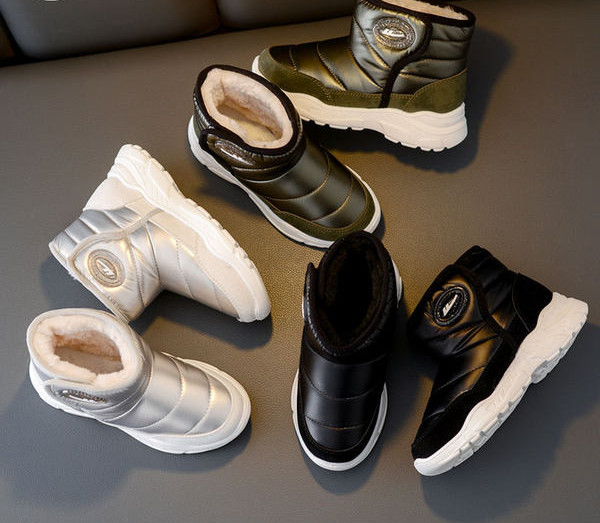 Μοντέρνα παιδικά μποτάκια για κορίτσια με ζεστή φόδρα