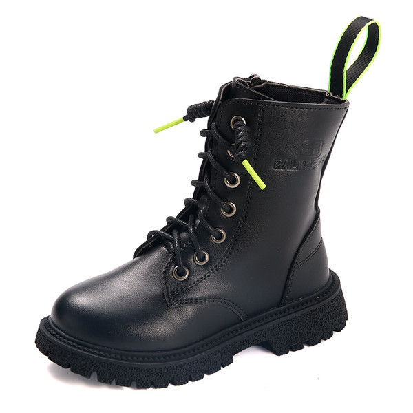 Μοντέρνα μποτάκια για κορίτσι με τραχιά σόλα