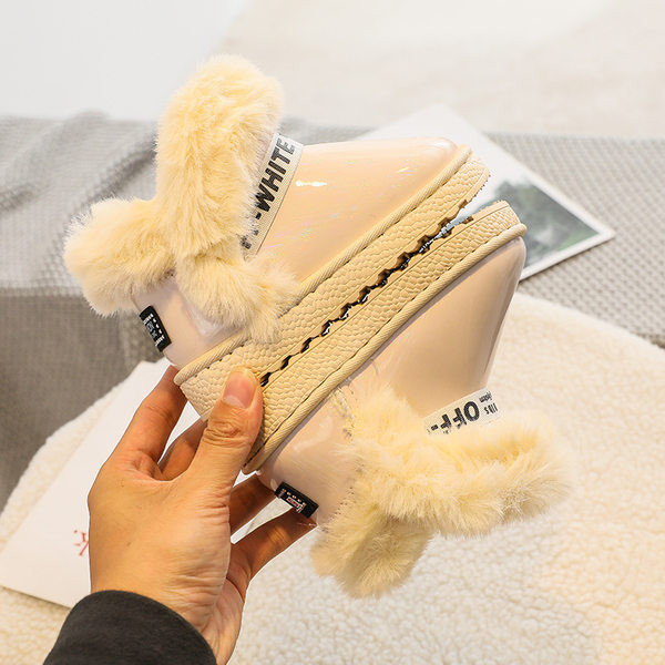 Παιδικά χειμωνιάτικα μποτάκια με πούπουλα για κορίτσια