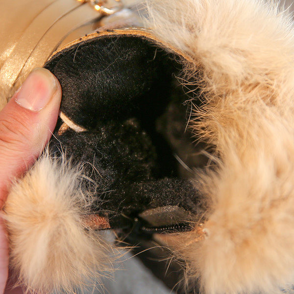 Modern, pehelyes bőrcsizma lányoknak