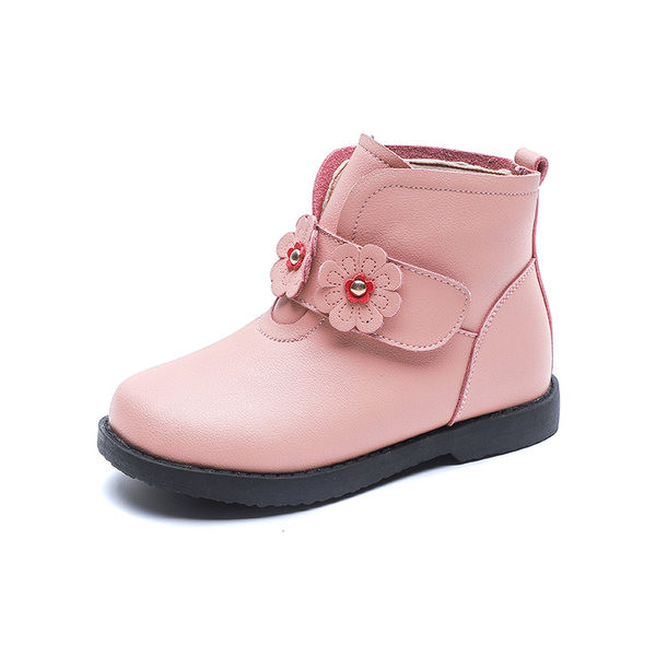 Παιδικά φθινοπωρινά μποτάκια με λουλούδια