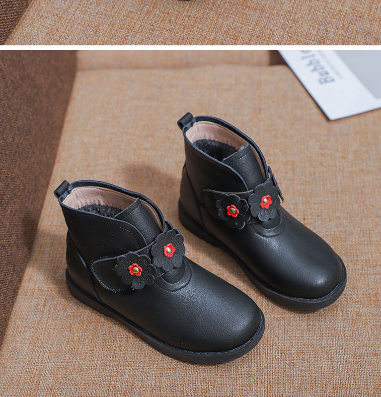 Παιδικά φθινοπωρινά μποτάκια με λουλούδια